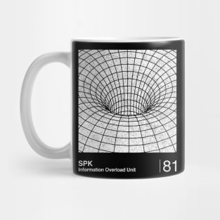 SPK / Minimalist Graphic Fan Art Design Mug